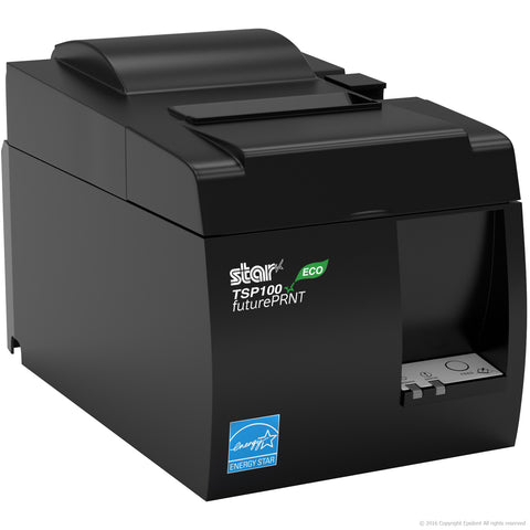 MINI SQUARE REGISTER - Star TSP100 USB Receipt Printer, 13" Cash Drawer