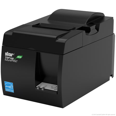 MINI SQUARE REGISTER - Star TSP100 USB Receipt Printer, 13" Cash Drawer