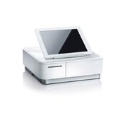 Square Register Hardware Bundle Compact Bluetooth Receipt Printer, 4 Bill 4 Coin Cash Drawer, Universal Table Stand for iPad Air, Air2, Mini and other