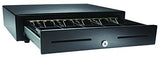 APG VB554A-BL1616 Vasario Series Standard-Duty Painted-Front Cash Drawer with USBPro II USB Interface, 24V, 16.2" x 4.3" x 16.3", Black