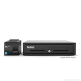 MINI SQUARE REGISTER - Star TSP100 USB Receipt Printer, 13" Cash Drawer