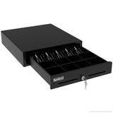 Epsilont Square POS Register Compatible Printer Driven 16" x 16" Heavy Duty Cash Drawer 5 Bills 8 Coins